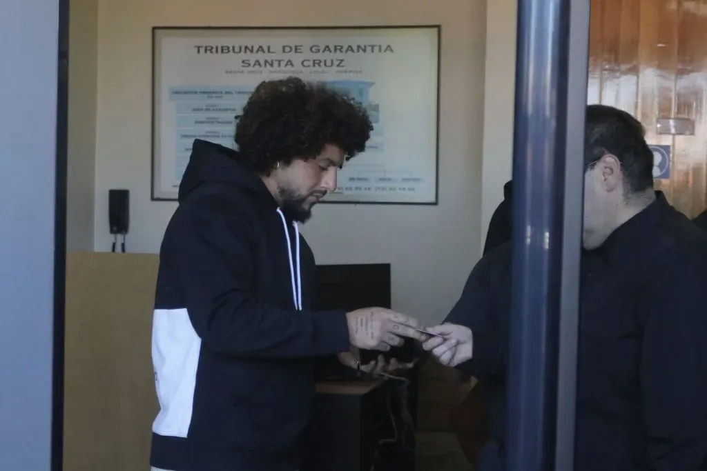 Falcón es uno de los jugadores que llegó al Juzgado de Garantía | Photosport