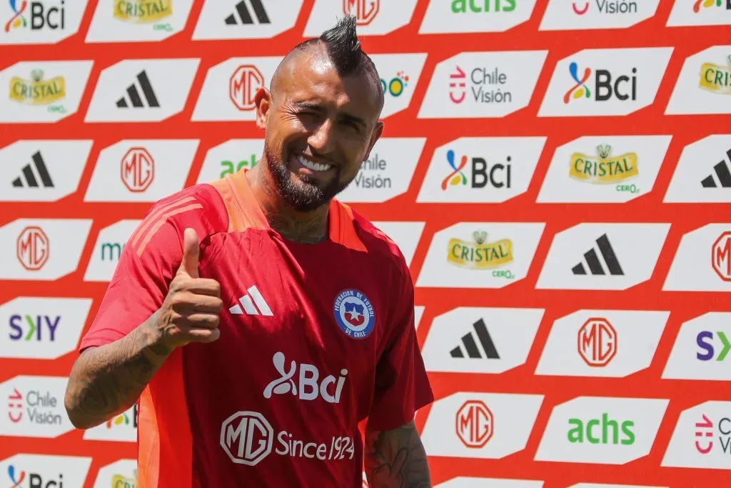 Vidal está de vuelta en la Roja: asoma como titular contra Perú | Photosport