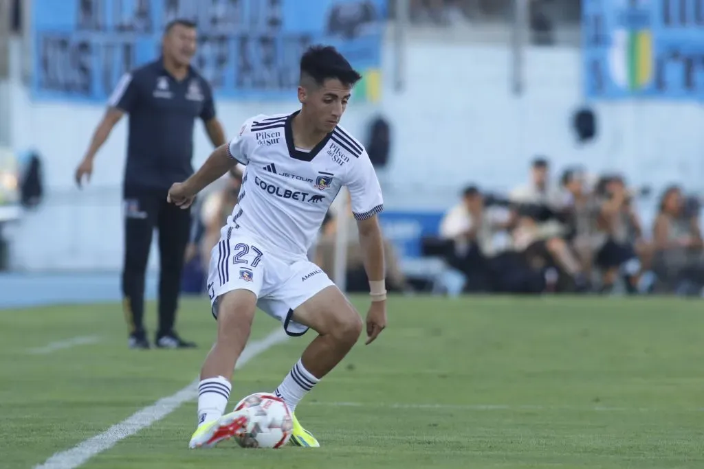 Diego Plaza es la gran sorpresa en la formación de Colo Colo para la Supercopa. Foto: Photosport.