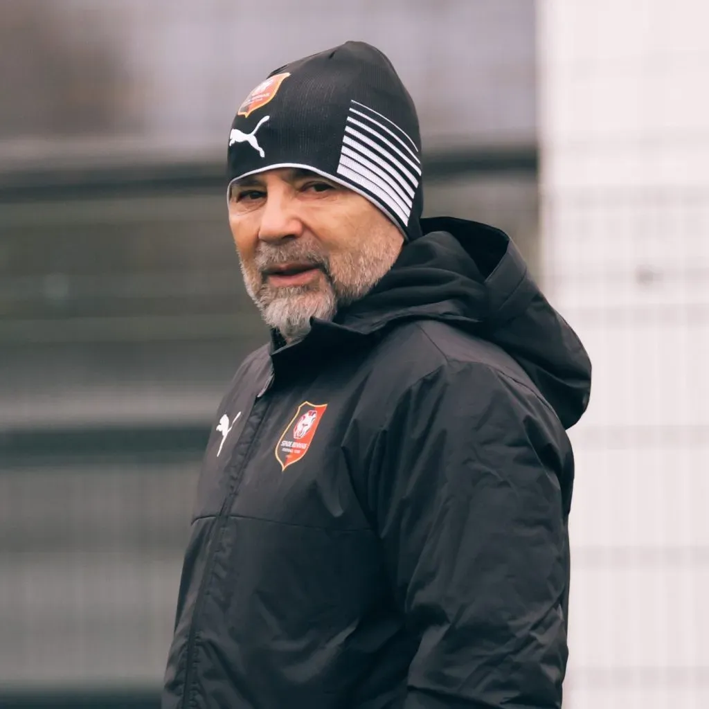 Jorge Sampaoli ya trabaja en Rennes. Imagen: Instagram.