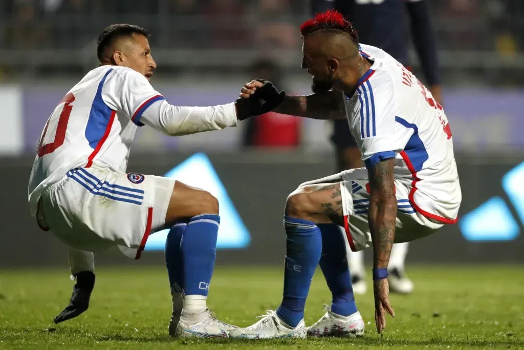 Alexis le dejó un mensaje a Vidal tras el triunfo de Chile… No juegan juntos desde 2023 | Photosport