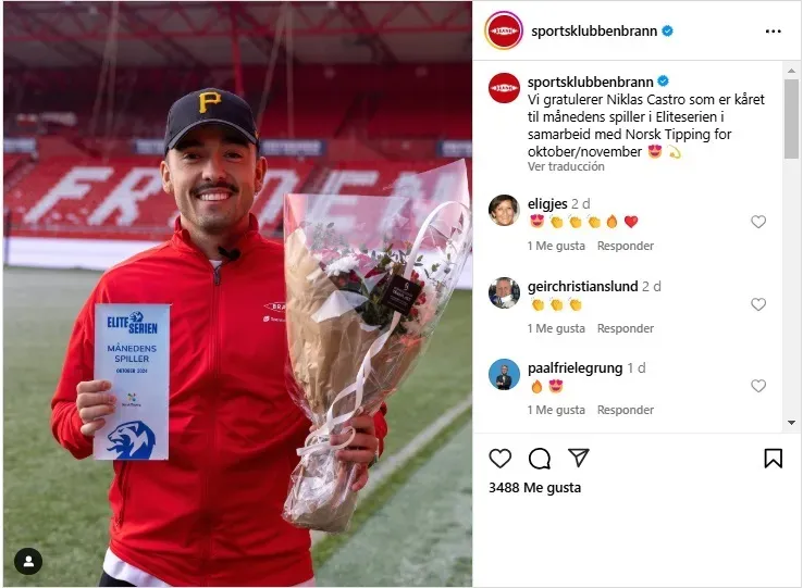 Niklas Castro está viviendo un gran presente en Noruega. ¿Llegará su momento en la selección chilena?