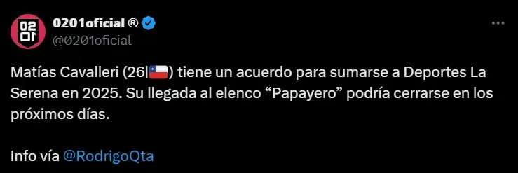 Captura Twitter.