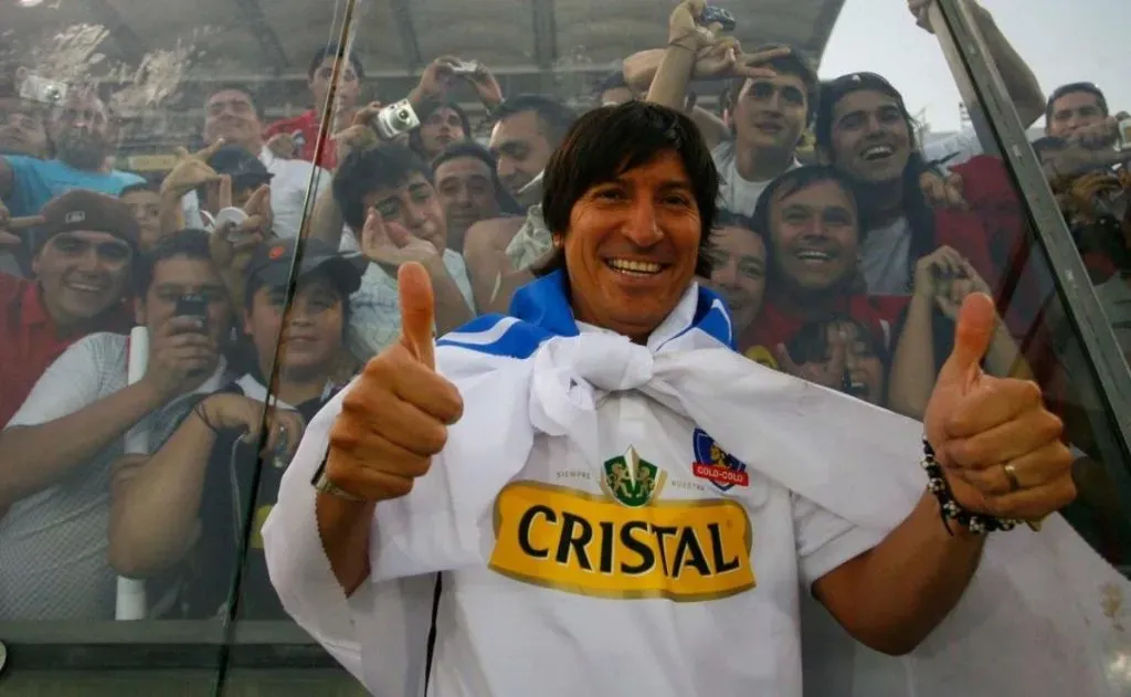 Iván Zamorano es fanático de Colo Colo.