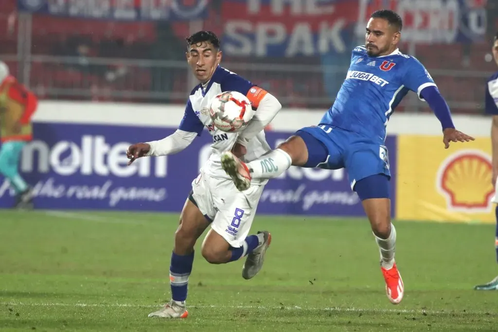 Federico Mateos jugó poco en la U. Foto: Jonnathan Oyarzun/Photosport