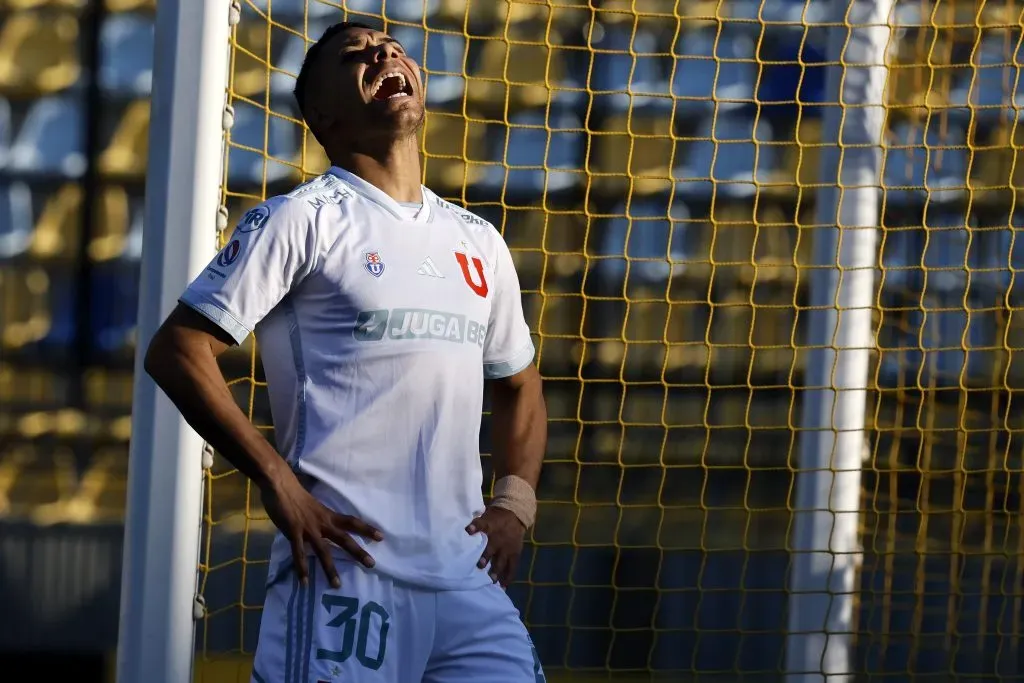 Cristian Palacios le dirá adiós a U de Chile luego de tres temporadas. (Andres Pina/Photosport).