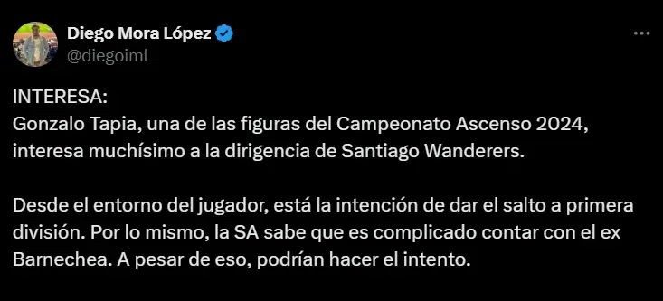 Captura Twitter.