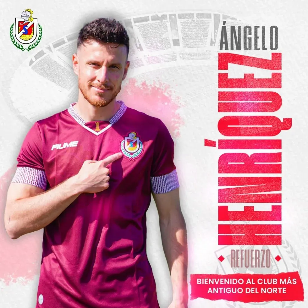 Ángelo Henríquez regresa al fútbol chileno con los Papayeros. Foto: Deportes La Serena.