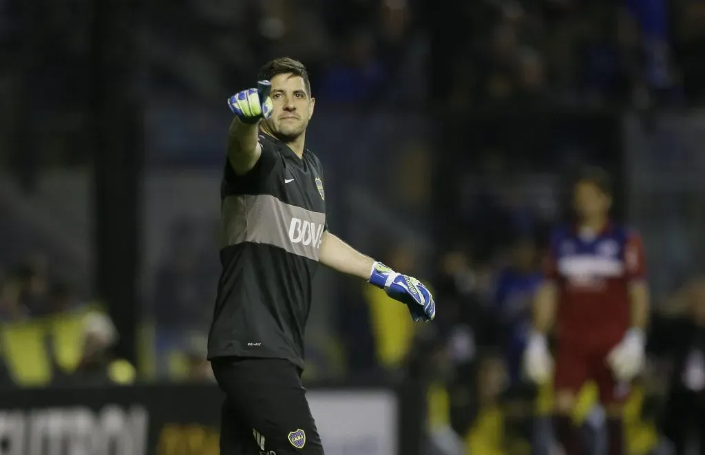 Agustin Orion de Boca Juniors. Boca Juniors vs Nacional. Copa Libertadores 2016 – Estadio: Alberto J. Armando – La Bombonera (Buenos Aires, Argentina).
