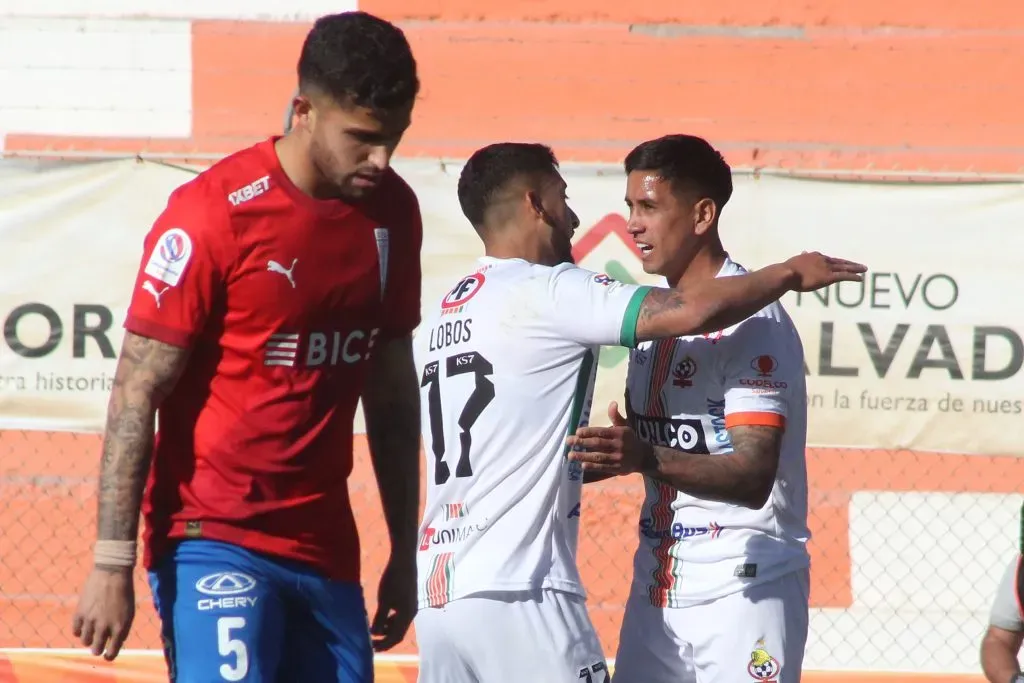 Andrés Vilches le anotó un gol a la UC en el Campeonato Nacional 2024. (Oscar Tello/Photosport).