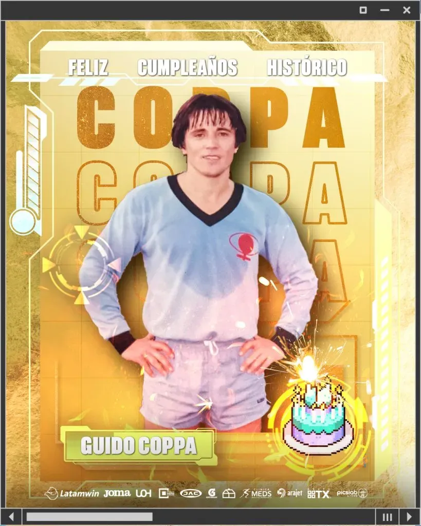 Guido Coppa hace poco cumplió 70 años / Foto: O’Higgins.