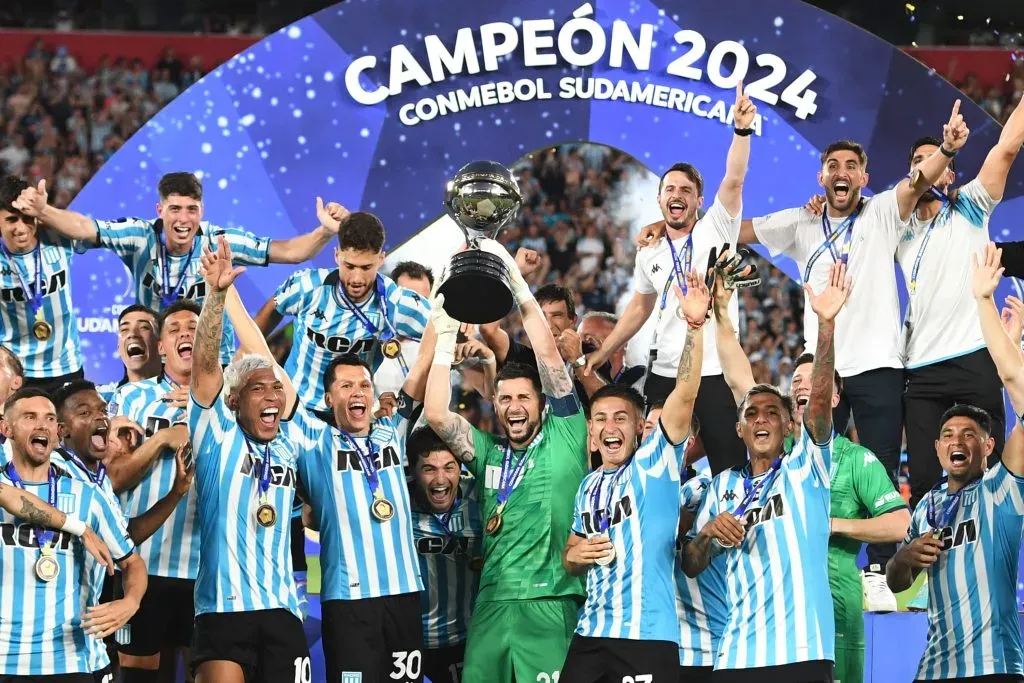 Racing se coronó campeón de la Sudamericana 2024 | Getty Images