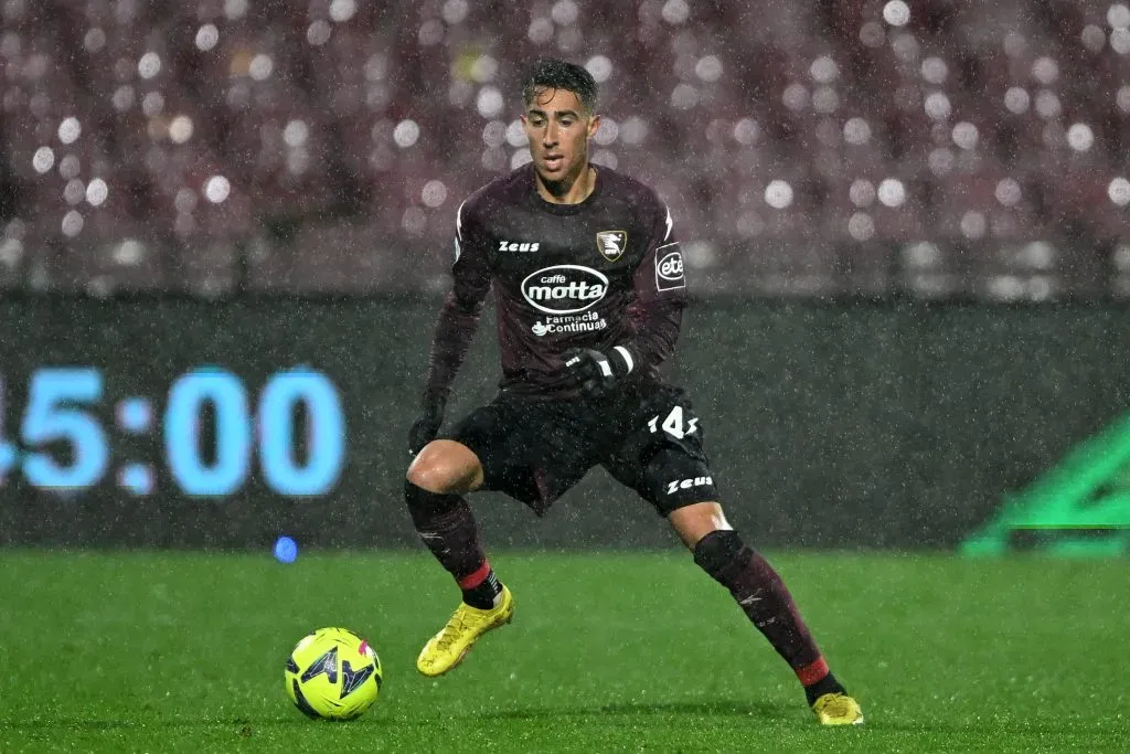 Diego Valencia no ha tenido continuidad en Salernitana. Imagen: Getty.