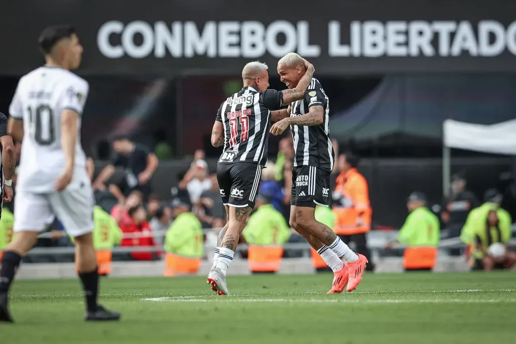 Eduardo Vargas marcó un gol en la final de la Copa Libertadores. Foto: Atlético.