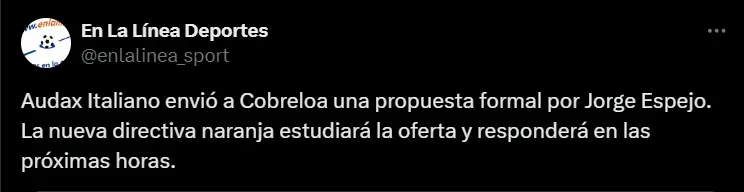 Captura Twitter.