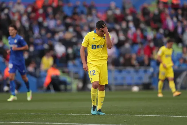 Tomás Alarcón no suma muchos minutos en el Cádiz | Getty Images