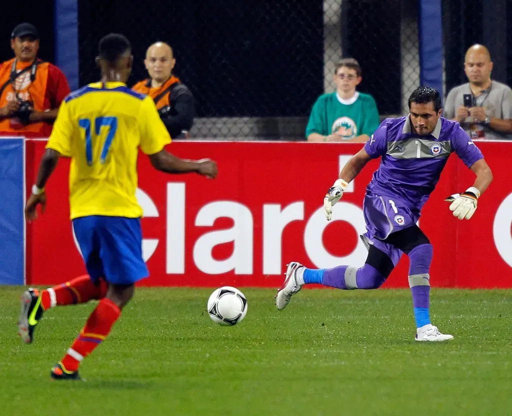 Miguel Pinto jugó 21 partidos por Chile. Imagen: Getty.