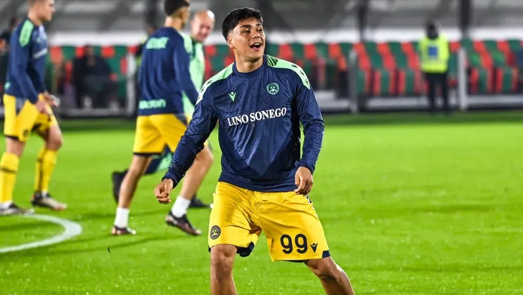 Damián Pizarro todavía no logra debutar en Udinese.