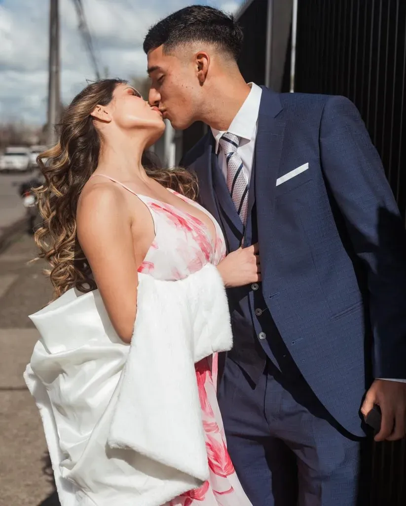La pareja recién casada / Instagram