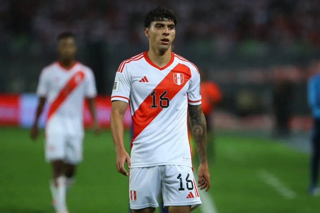 Franco Zanelatto, quien está en la órbita de Colo Colo, ha disputado algunos partidos con la selección peruana. | Foto: Getty Images.