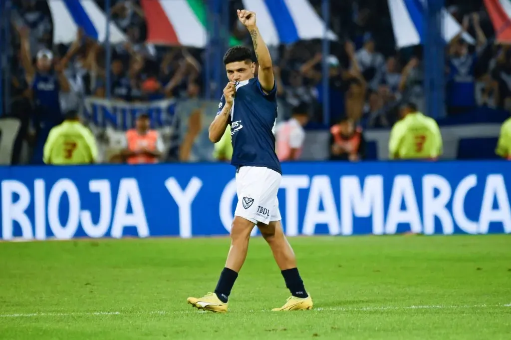 Parte del momento especial que vivió Aquino en Vélez Sarsfield, campeón de Argentina. (Foto: Juan Manuel Báez | Imago).