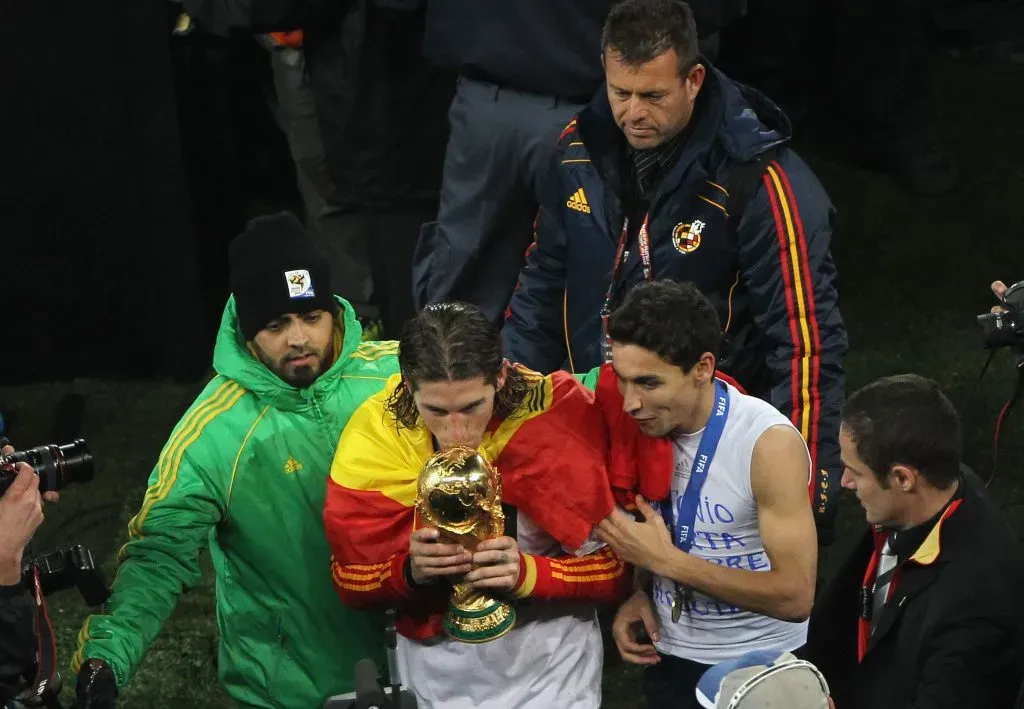 Ramos campeón en 2010/ Getty Images.