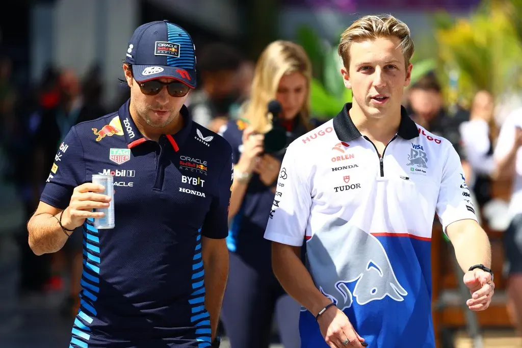 ‘Checo’ dejará RedBull tras 4 temporadas y su reemplazante será Liam Lawson (Foto: Mark Thompson/Getty Images)