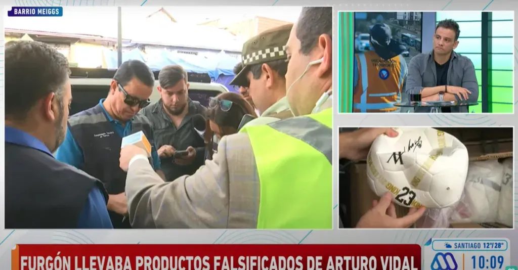 En el Mucho Gusto mostraron los productos falsificados de Arturo Vidal