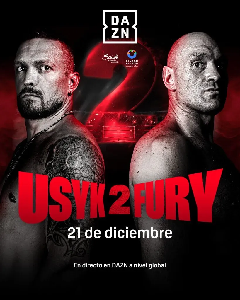 Disfruta de la revancha entre Usyk y Fury a través de la app DAZN.
