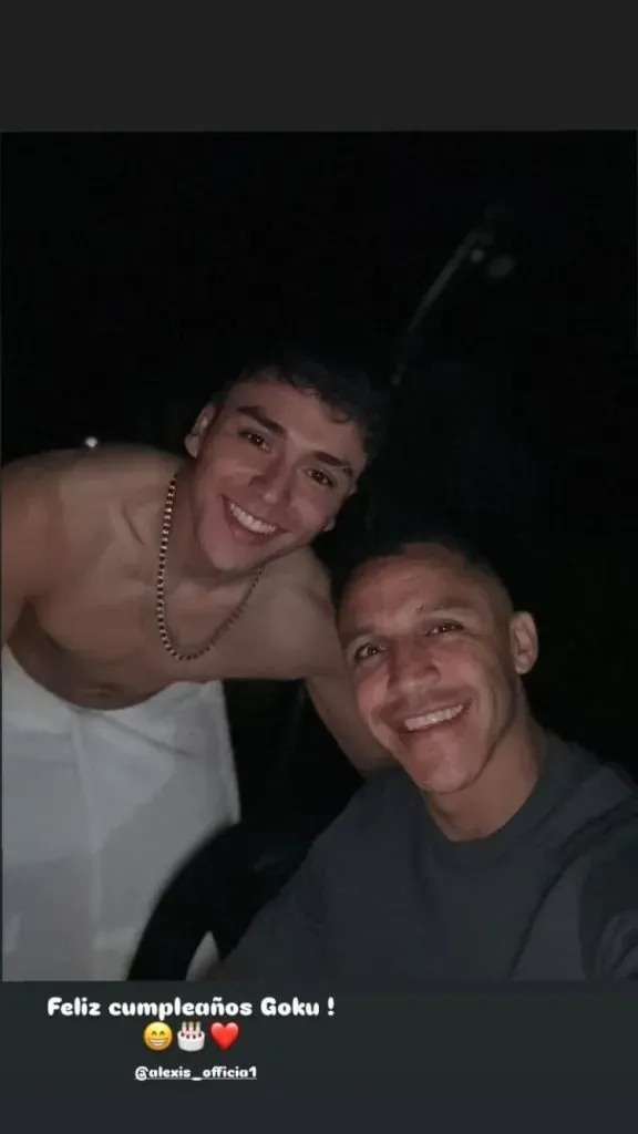 El saludo de Damián Pizarro a Alexis Sánchez