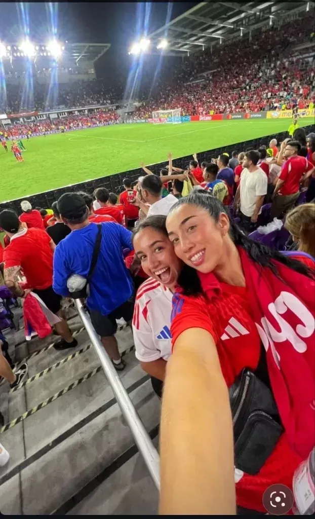 Indi Hartwell apoyó a La Roja en el pasado duelo frente a Canadá por Copa América. (Foto: Archivo)