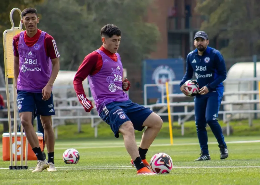 Flavio Moya en la Roja Sub 20. (Foto: Carlos Parra | Comunicaciones FFCh).