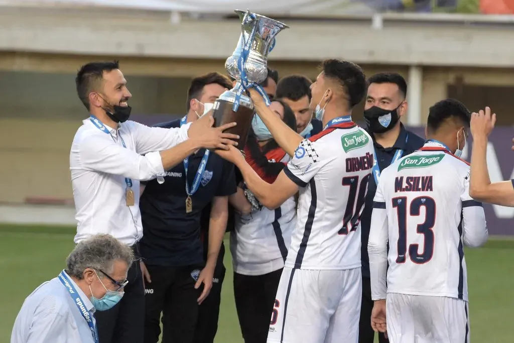 Felipe Núñez ganó el título de la Segunda División con Deportes Recoleta. (Alexis Chavez/Photosport).
