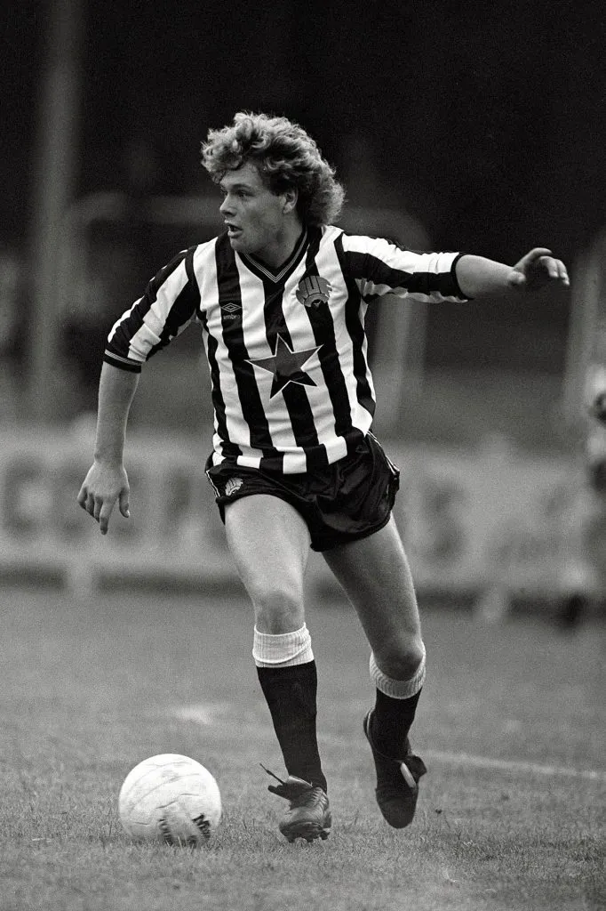 Paul Gascoigne en el Newcastle United en 1985 (Imago).