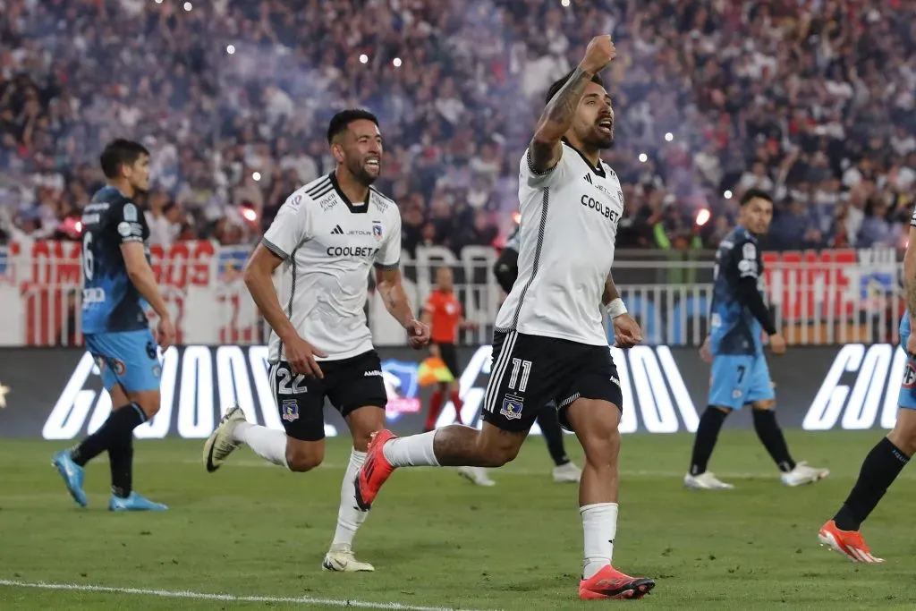 Marcos Bolados todavía no cierra su continuidad en Colo Colo. Foto: Photosport.