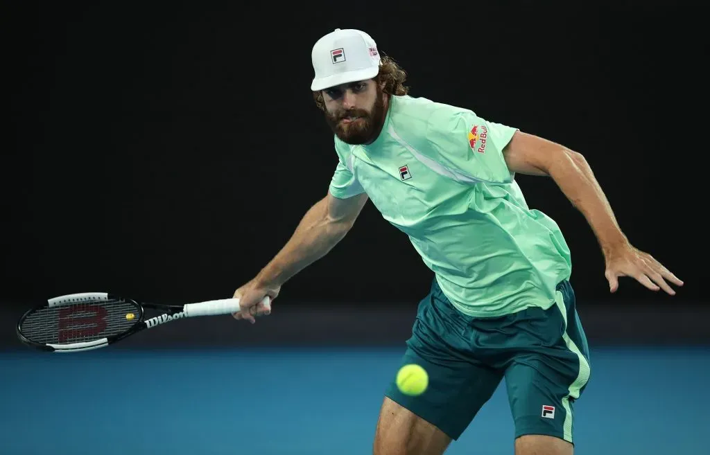 Reilly Opelka durante el Set de Verano de Melbourne en 2022 (Getty Images).
