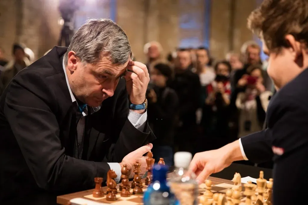 Vasyl Ivanchuk en el Campeonato Mundial de Ajedrez Rápido y Blitz 2015 (Getty Images).