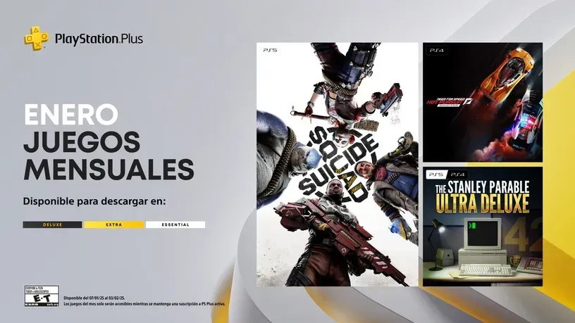 Del 7 de enero al 2 de febrero podrás disfrutar de estos 3 títulos si eres suscriptos de PS Plus. (Foto: PlayStation )