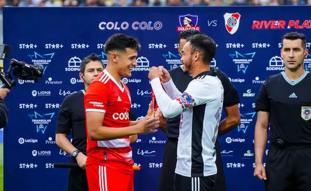 Pablo Solari puede partir de River Plate y dejarle sus buenas lucas a Colo Colo. Foto: Photosport.