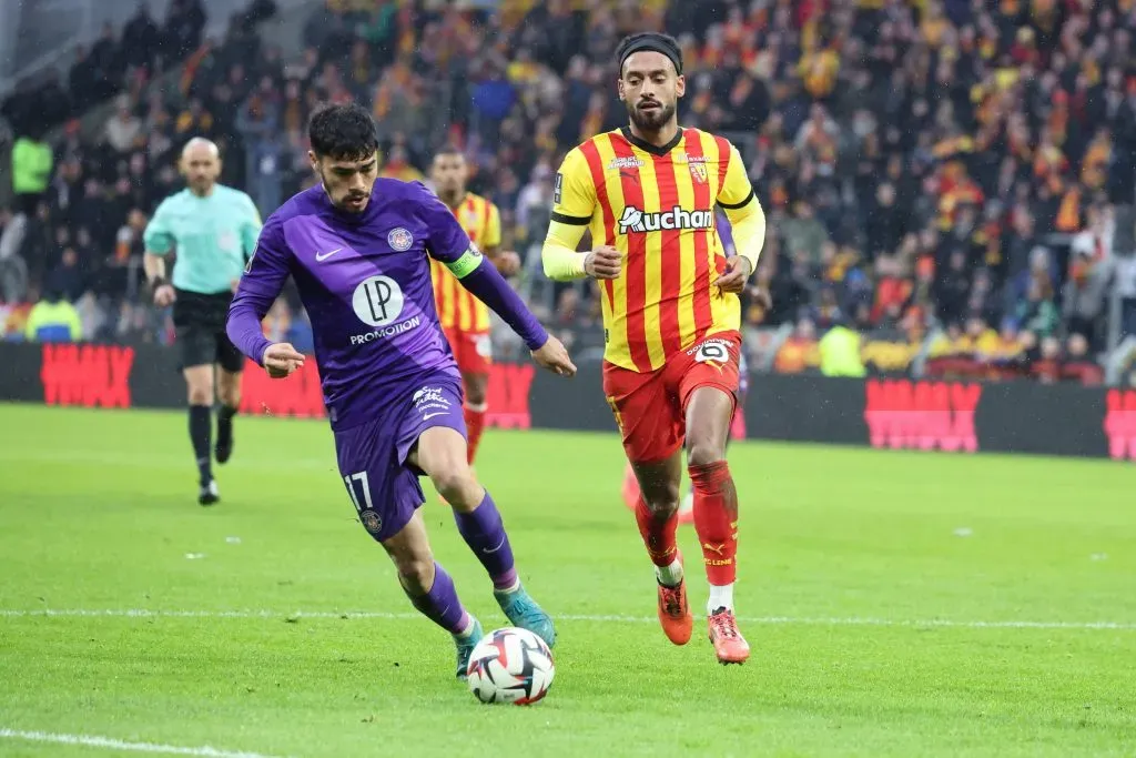 Gabriel Suazo en acción ante el Lens. (Foto: Laurent Sanson | Imago).