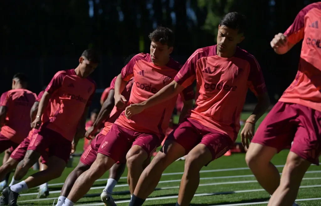Gonzalo Tapia en acción con River Plate. (Foto: River Plate).