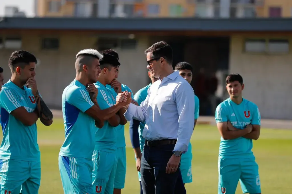 Los problemas de Michael Clark pegan en el plantel de la U. Foto: U de Chile.