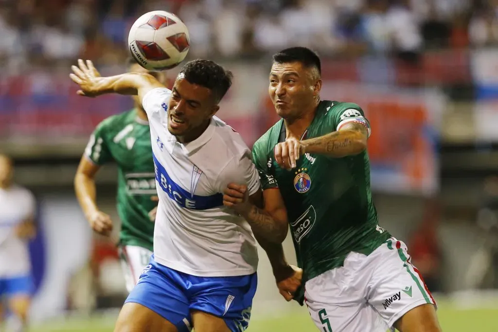 Fabián Torres fue capitán del Audax Italiano y Marcelo Hernandez/Photosport