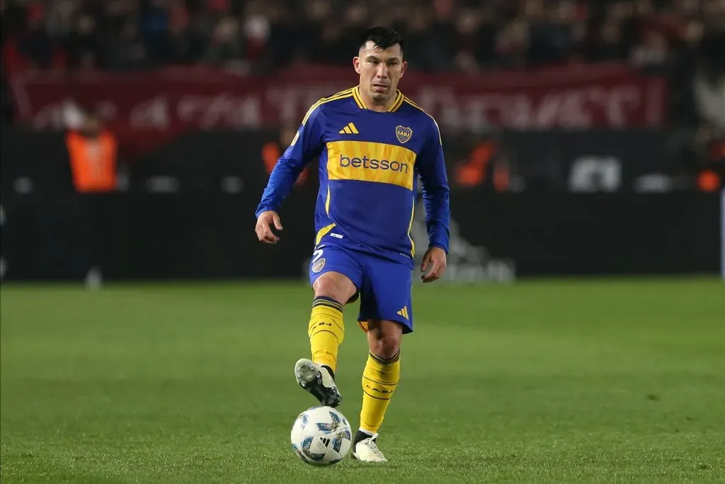Medel no tuvo un buen regreso a Boca Juniors. Imagen: Getty.