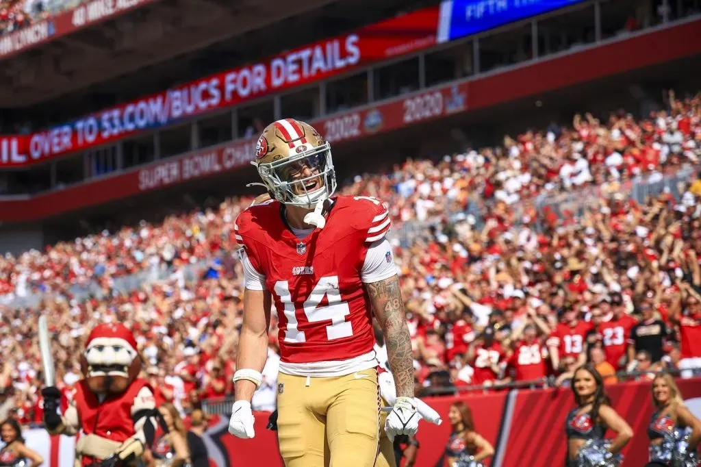 Ricky Pearsall de vuelta al poco tiempo de haber recibido un disparo (Getty Images).