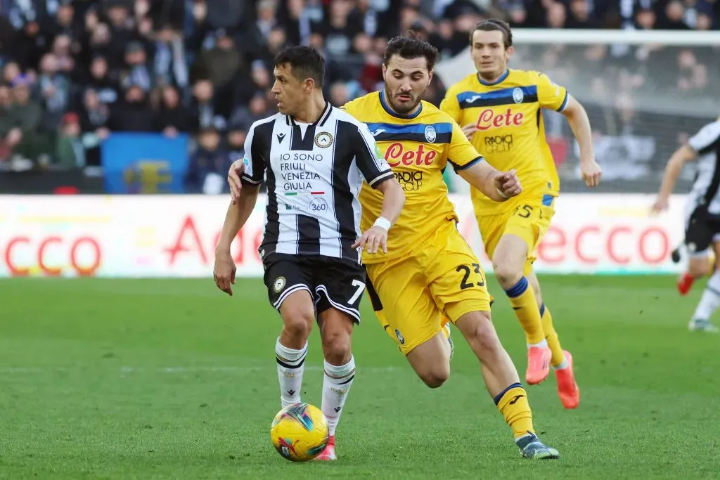 Alexis Sánchez jugó su mejor partido desde que volvió a Udinese. Foto: IMAGO.