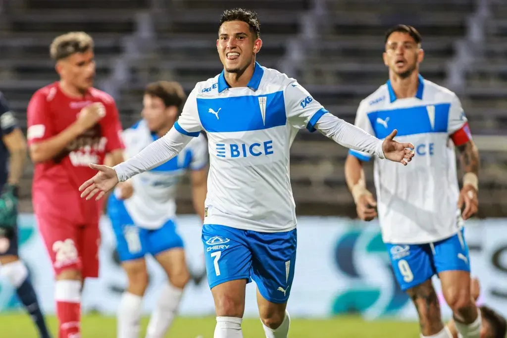 Jader Gentil  celebra su gol contra  de Unión de Santa Fe  Foto: FocoUY/Photosport
