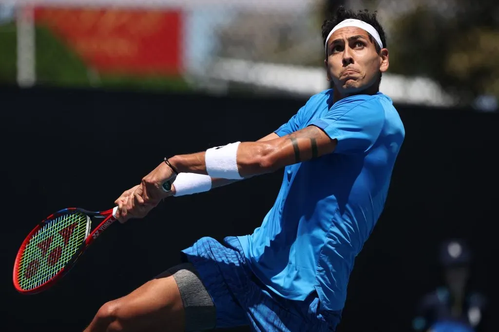 Alejandro Tabilo perdió en Australia. (Photo by Kelly Defina/Getty Images)