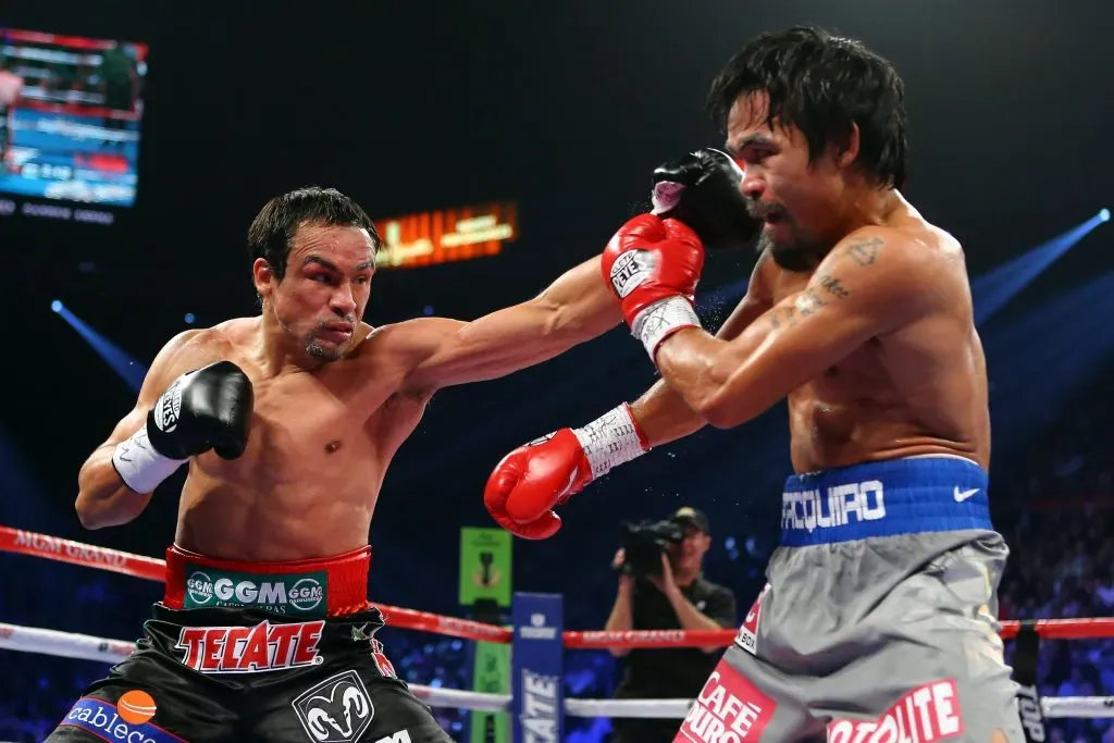 Juan Manuel Márquez animó una de las más grandes sagas de pelea ante Manny Pacquiao. (Foto: Al Bello/Getty Images)