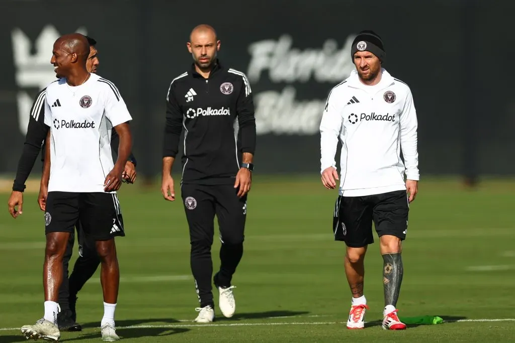 El Inter Miami, con Messi a la cabeza, espera por Maximiliano Falcón. (Photo by Megan Briggs/Getty Images)
